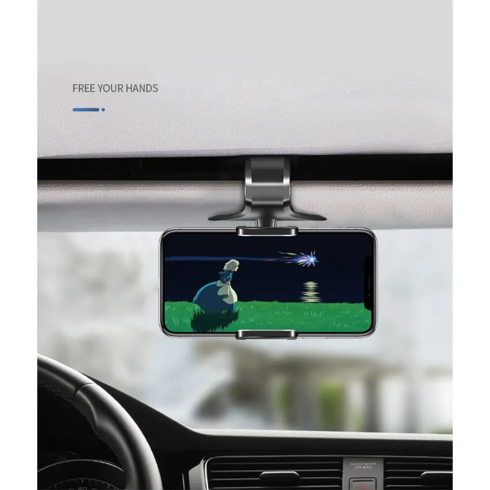 3 in 1 Car GPS Smartphone Holder: Dashboard / Visor Clamp   AC Grid Clip for Sagem Cosy Phone - Black