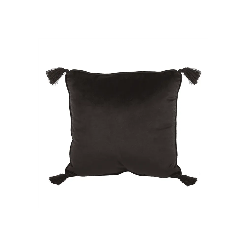 35cm Square Black Astrology Wheel Cushion
