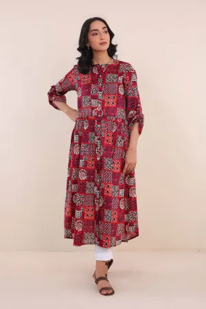 African Batik Dress