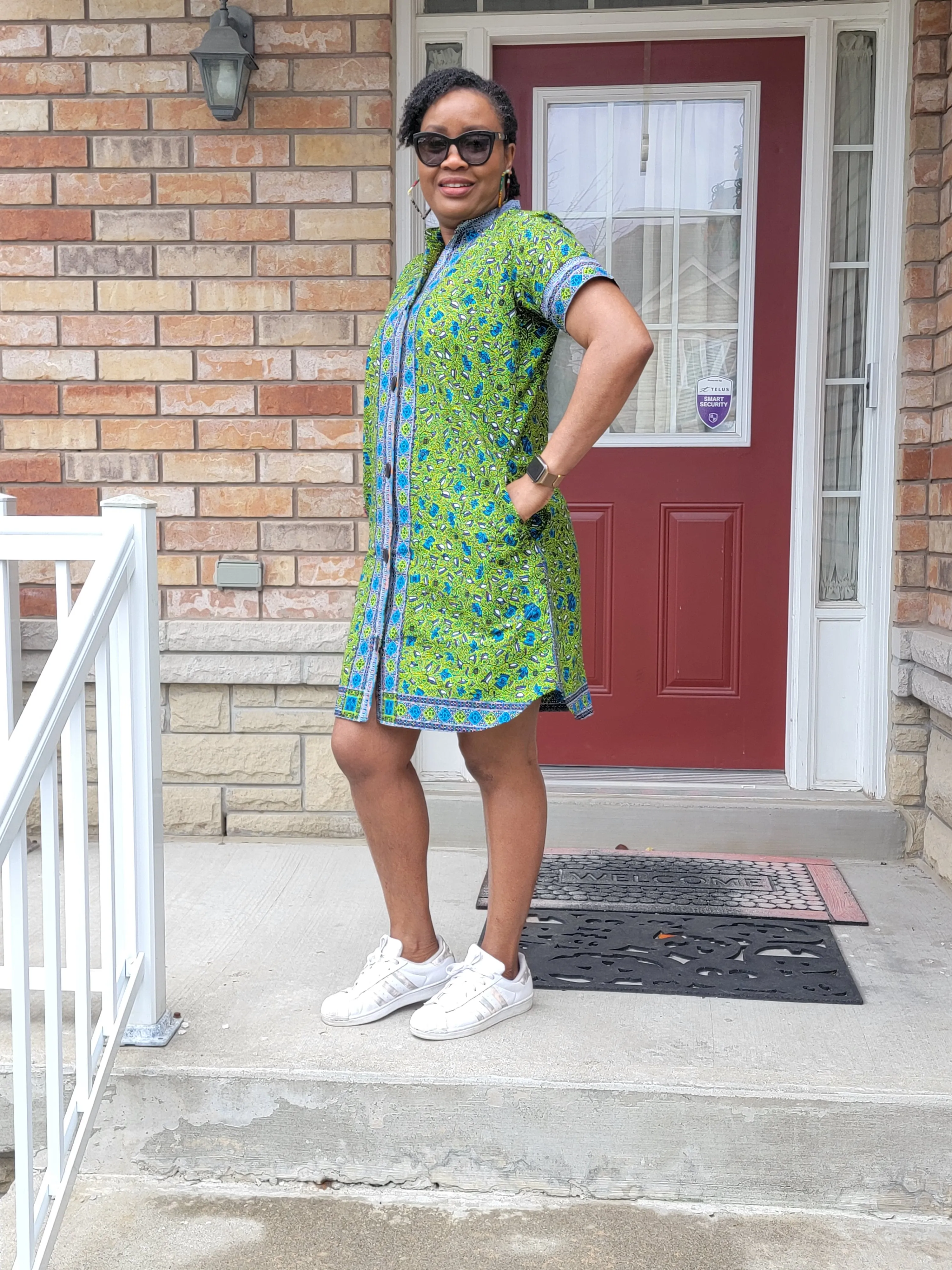 African Print (Ankara) Shirt Dress
