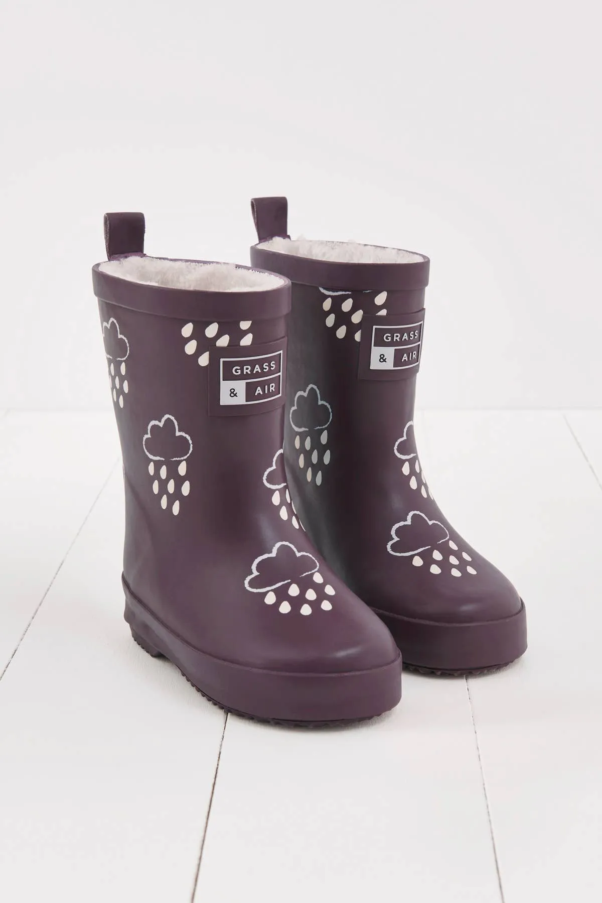 Amethyst Purple Colour-Changing Kids Wellies