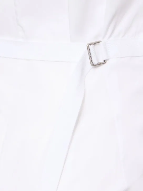 Ann Demeulemeester   Chenara cotton poplin long shirt dress 