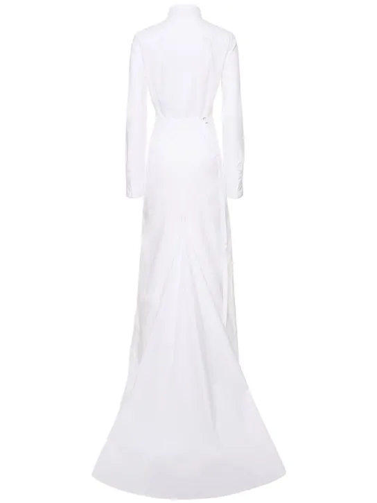 Ann Demeulemeester   Chenara cotton poplin long shirt dress 
