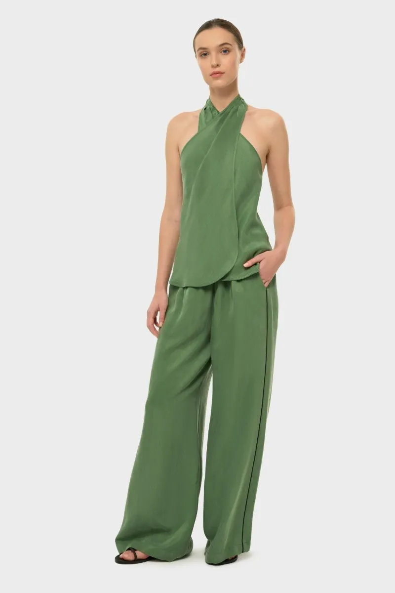 AQUAFLORA LOUNGE PANTS IN MOSS