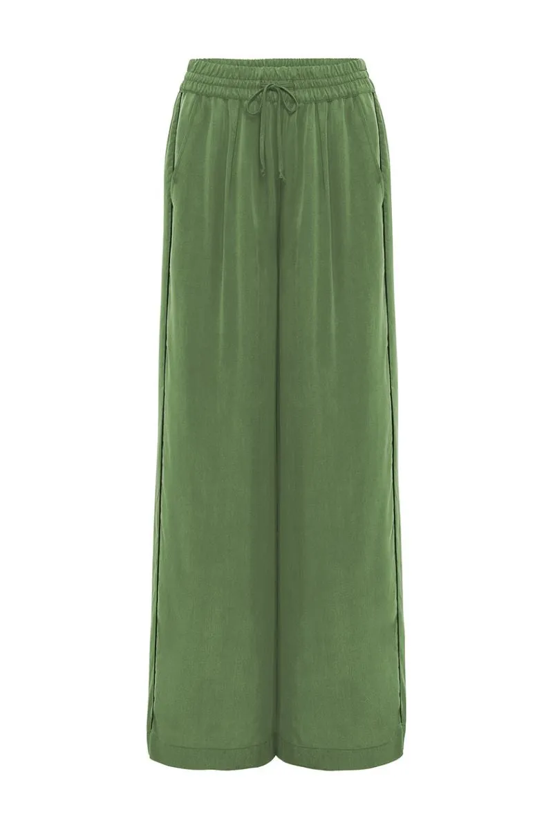 AQUAFLORA LOUNGE PANTS IN MOSS