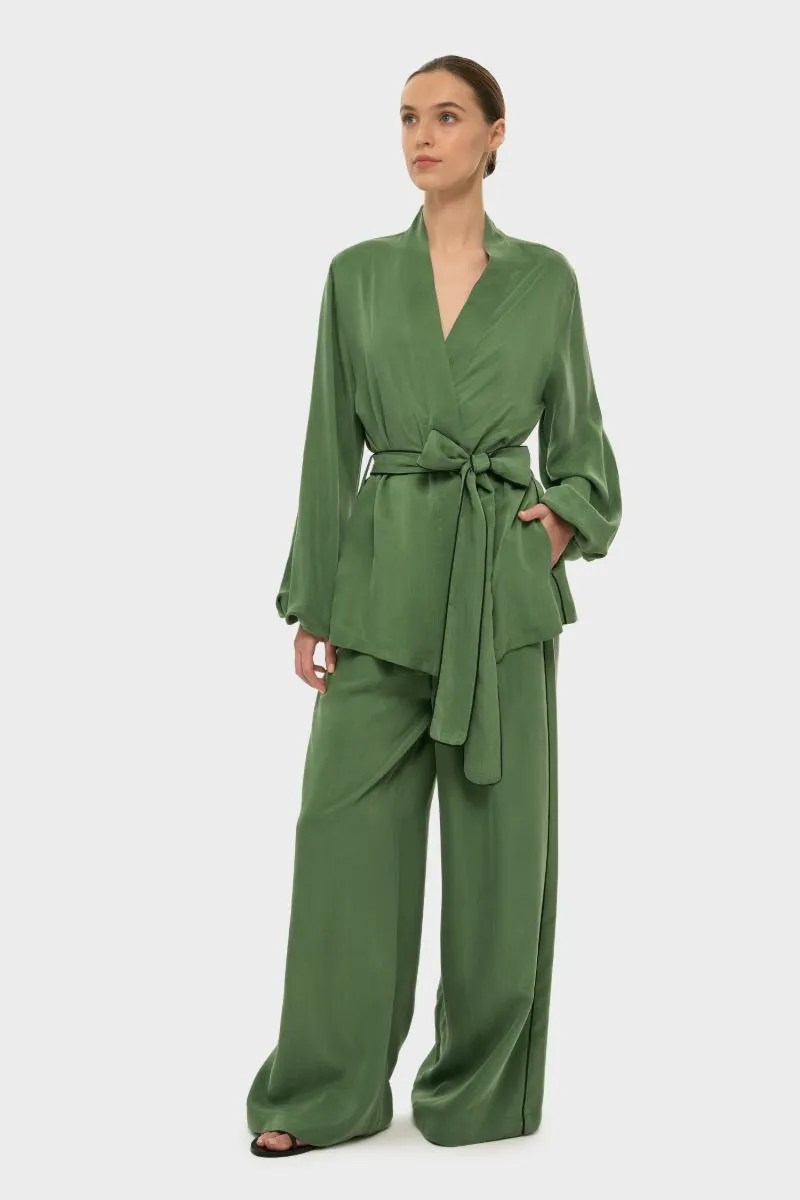 AQUAFLORA LOUNGE PANTS IN MOSS