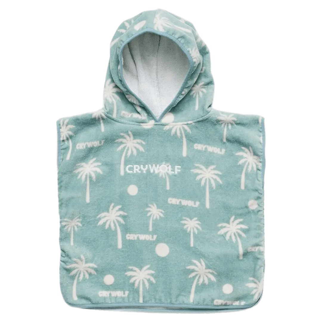 Baby Hooded Towel - Pacific Blue