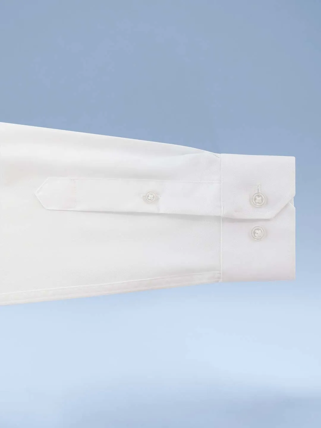 Boys Husky Fit Easy Care Signature Twill Dress Shirt