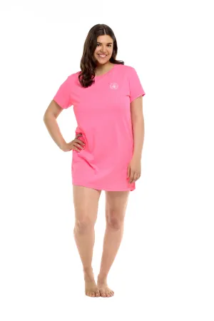 Brielle T-Shirt Dress - Bubble Gum Heather