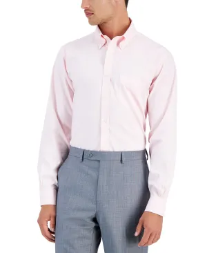 Brooks Brothers Men's Plain Regular Fit No Iron Dress Shirt