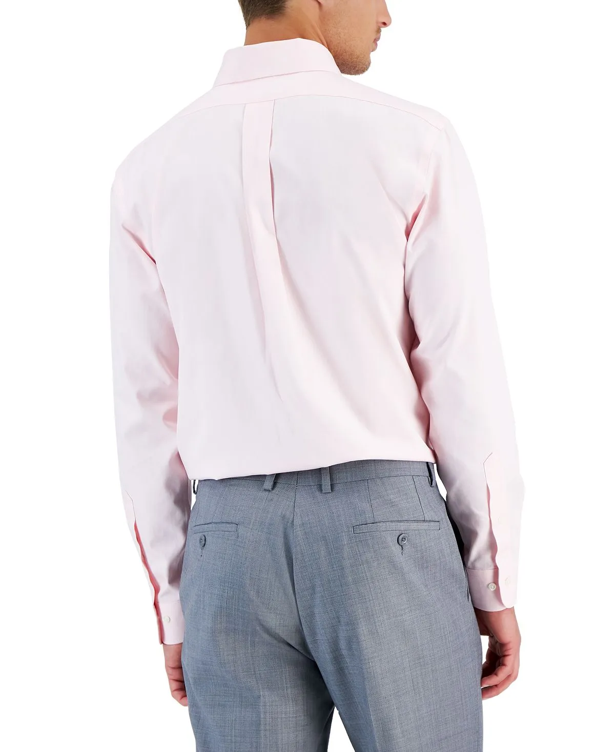 Brooks Brothers Men's Plain Regular Fit No Iron Dress Shirt