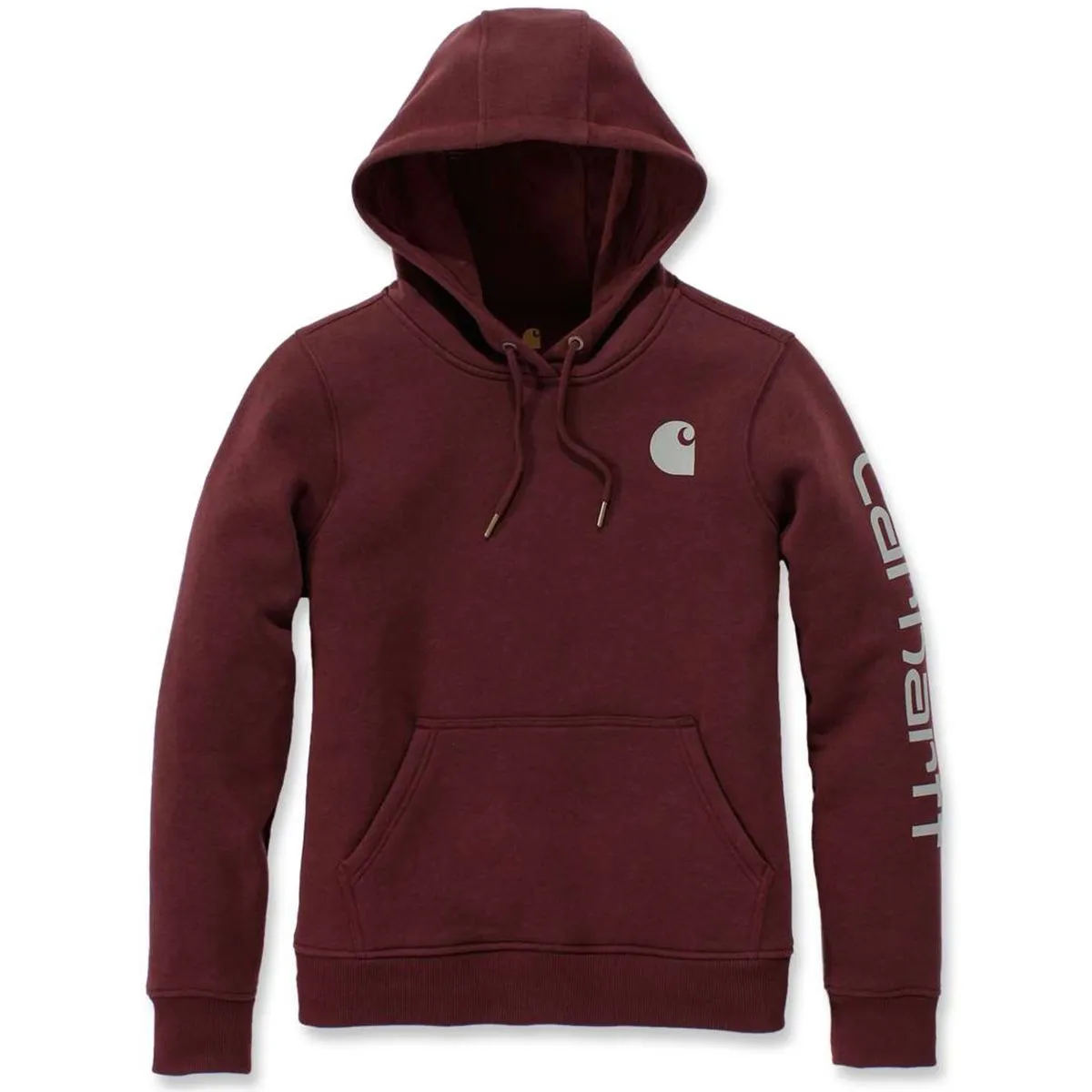 Carhartt&#x20;102791&#x20;Clarksburg&#x20;l&#x2F;s&#x20;Hooded&#x20;Sweatshirt&#x20;-&#x20;Dark&#x20;Cedar&#x20;Heather