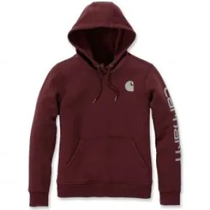 Carhartt&#x20;102791&#x20;Clarksburg&#x20;l&#x2F;s&#x20;Hooded&#x20;Sweatshirt&#x20;-&#x20;Dark&#x20;Cedar&#x20;Heather