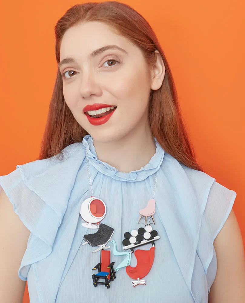 Chairs And Chairs And Chairs Necklace