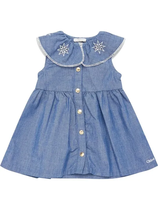 Chloé   Embroidered cotton dress 