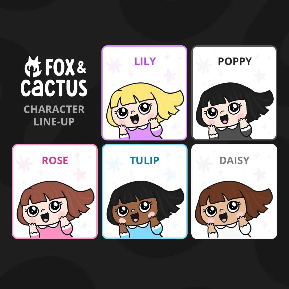 Cosy Day Vibes Kawaii Girl Stickers