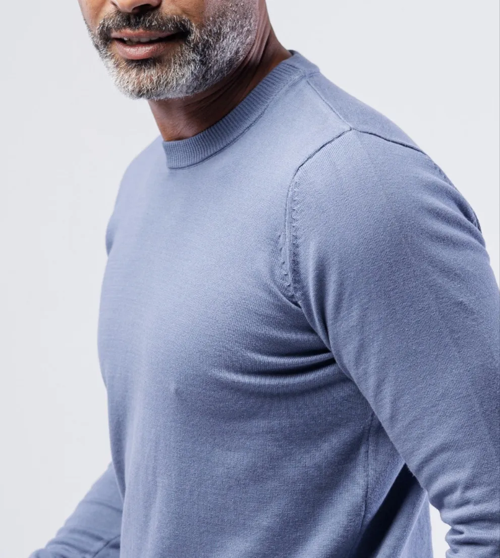 COTTON CREWNECK PULLOVER