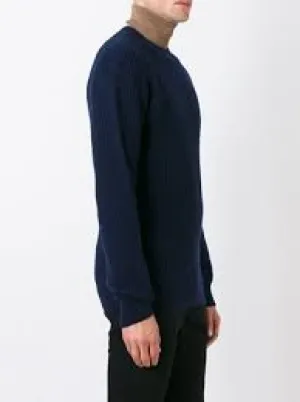 Crew Neck Pullover - Navy - LAST PIECE