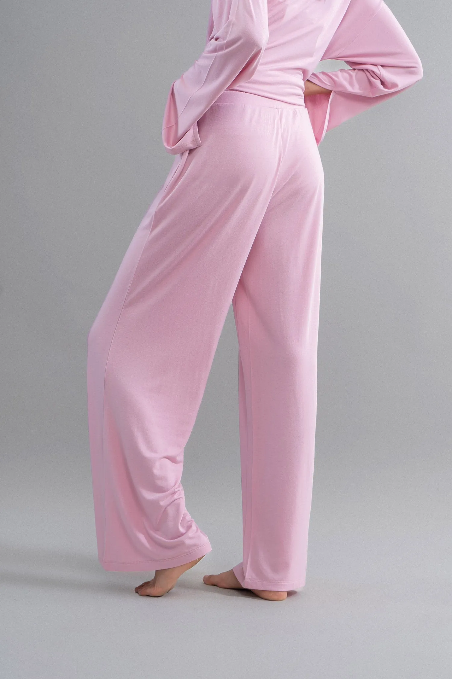 Deep Pink Modal Flared Pajamas