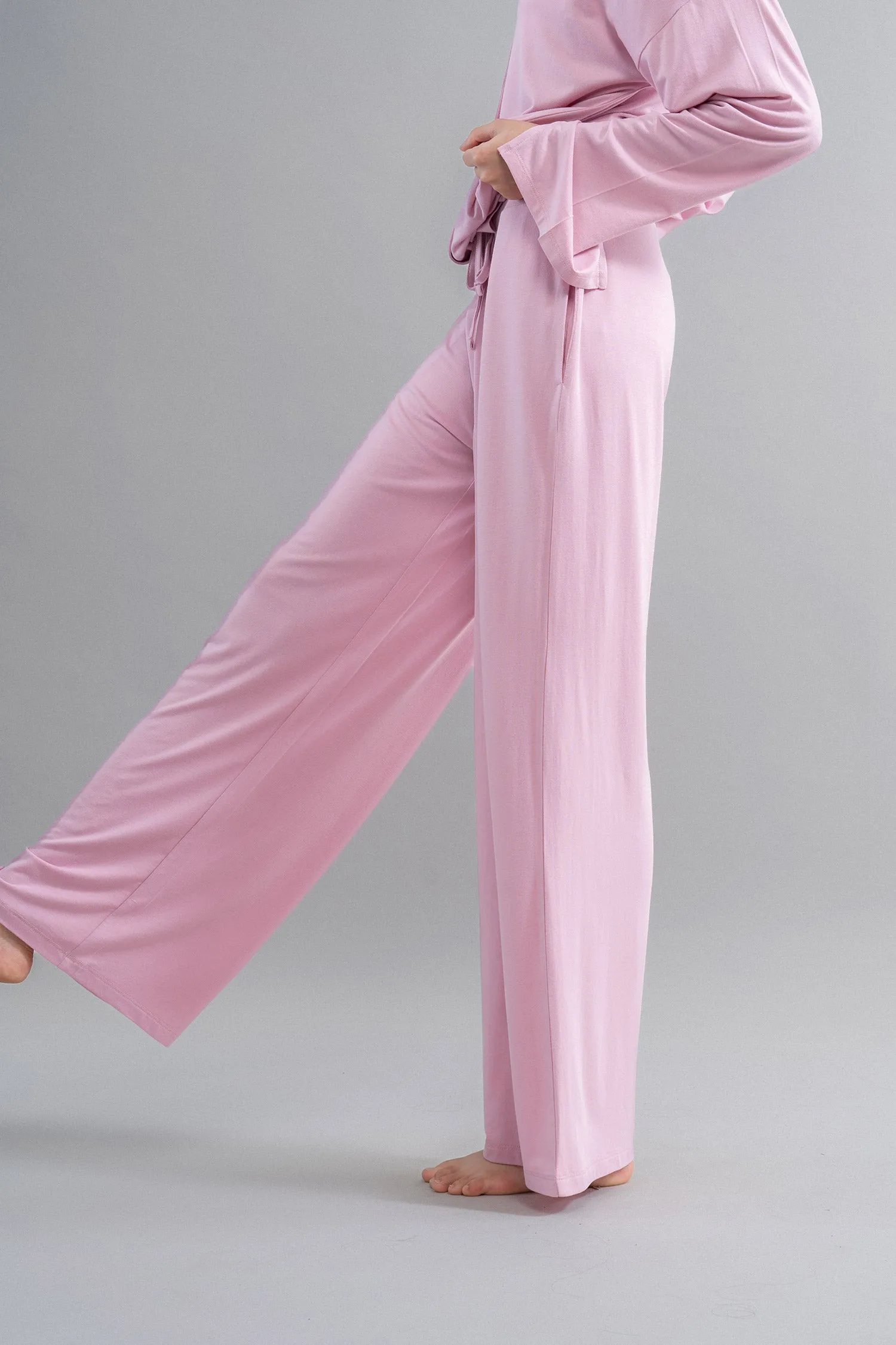 Deep Pink Modal Flared Pajamas