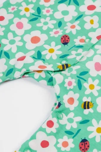 Frugi Lovely Babygrow - Busy Bugs