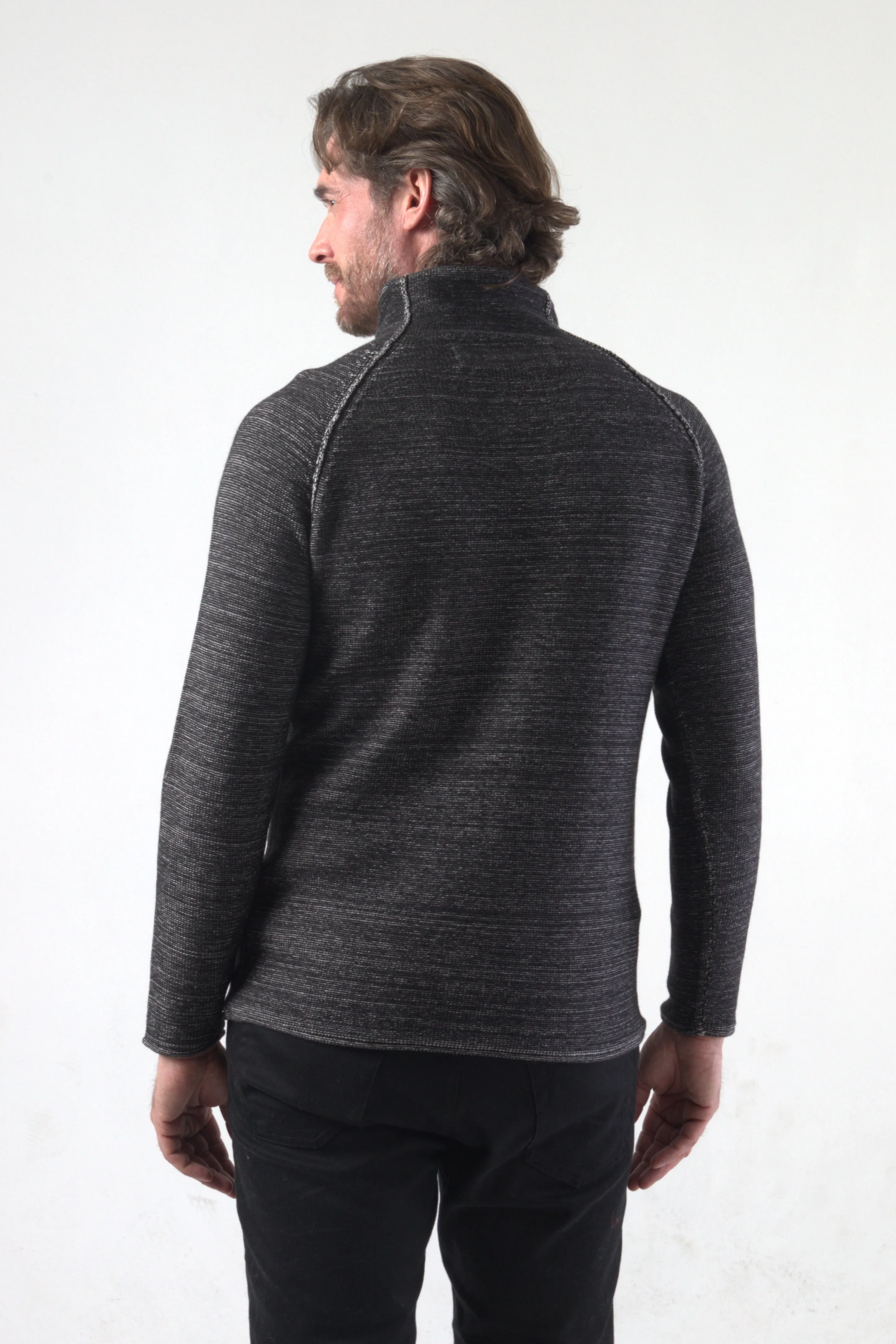 Funnel Neck Knitted Pullover