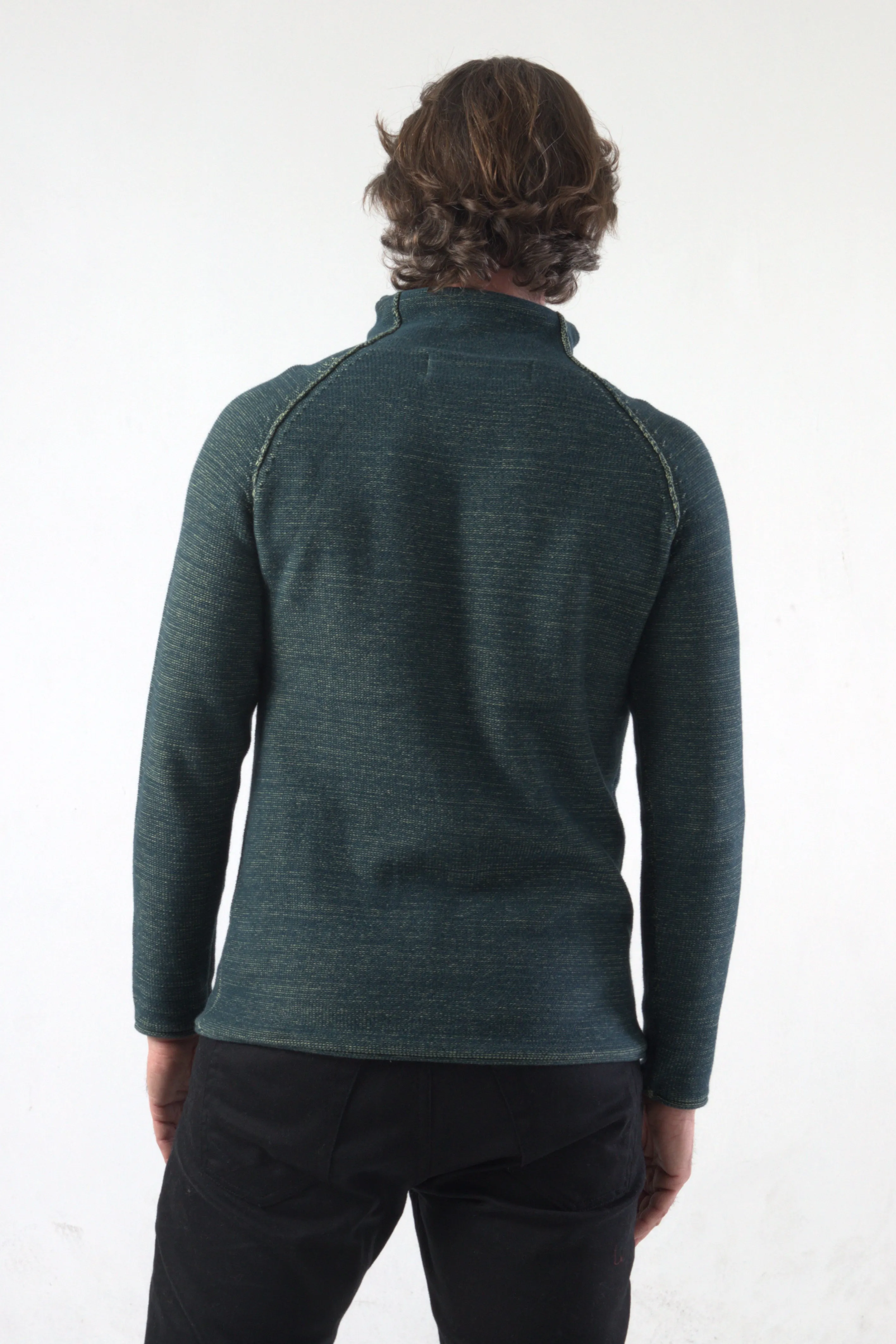 Funnel Neck Knitted Pullover