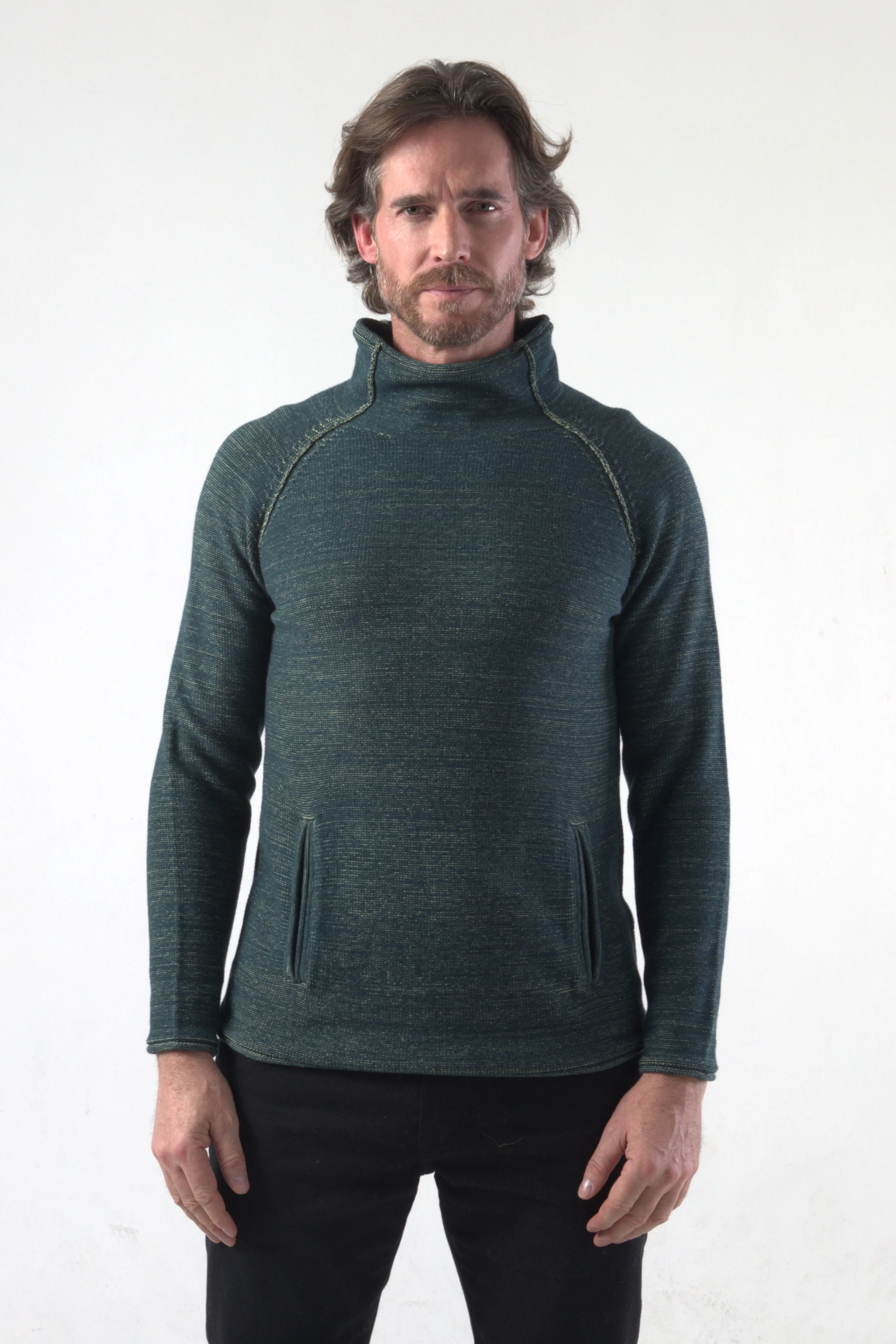 Funnel Neck Knitted Pullover