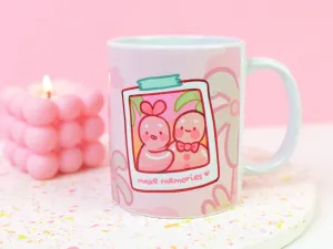 Gingie & Spice "Make Memories" Travel Mug | Kawaii Wanderlust Ceramic Cup for Adventure Lovers