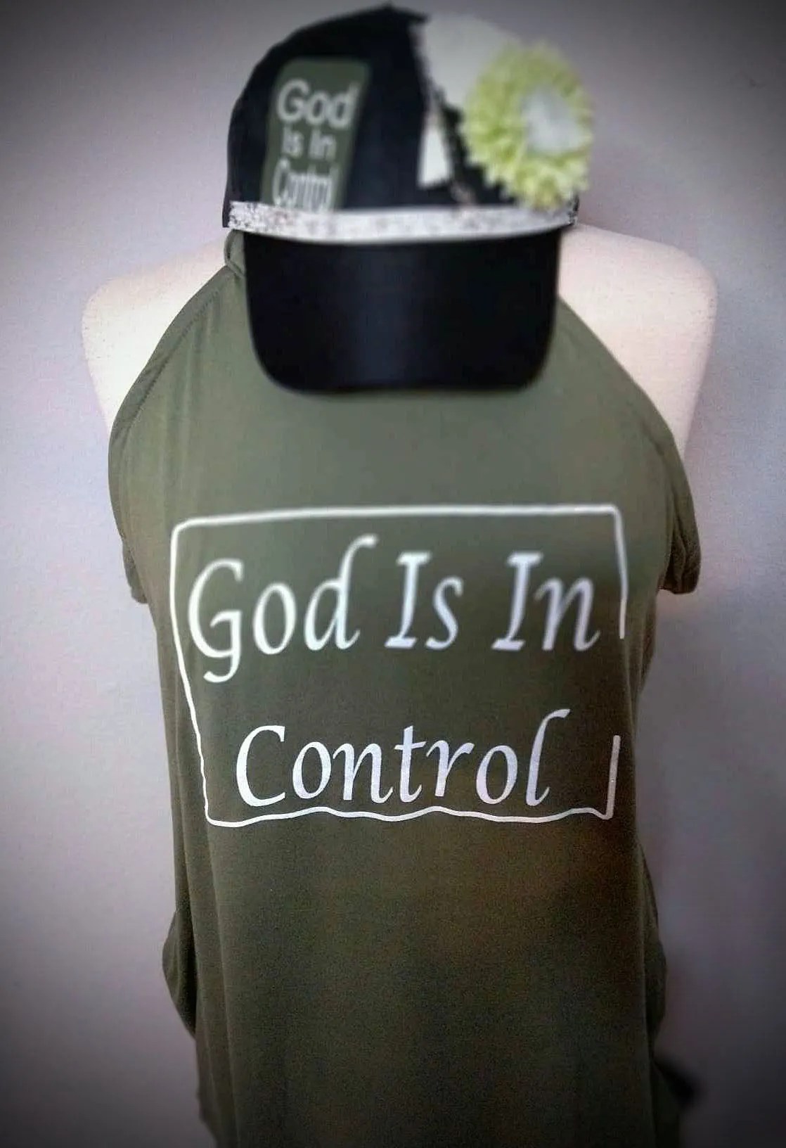 God Is In Control Shirt Dress