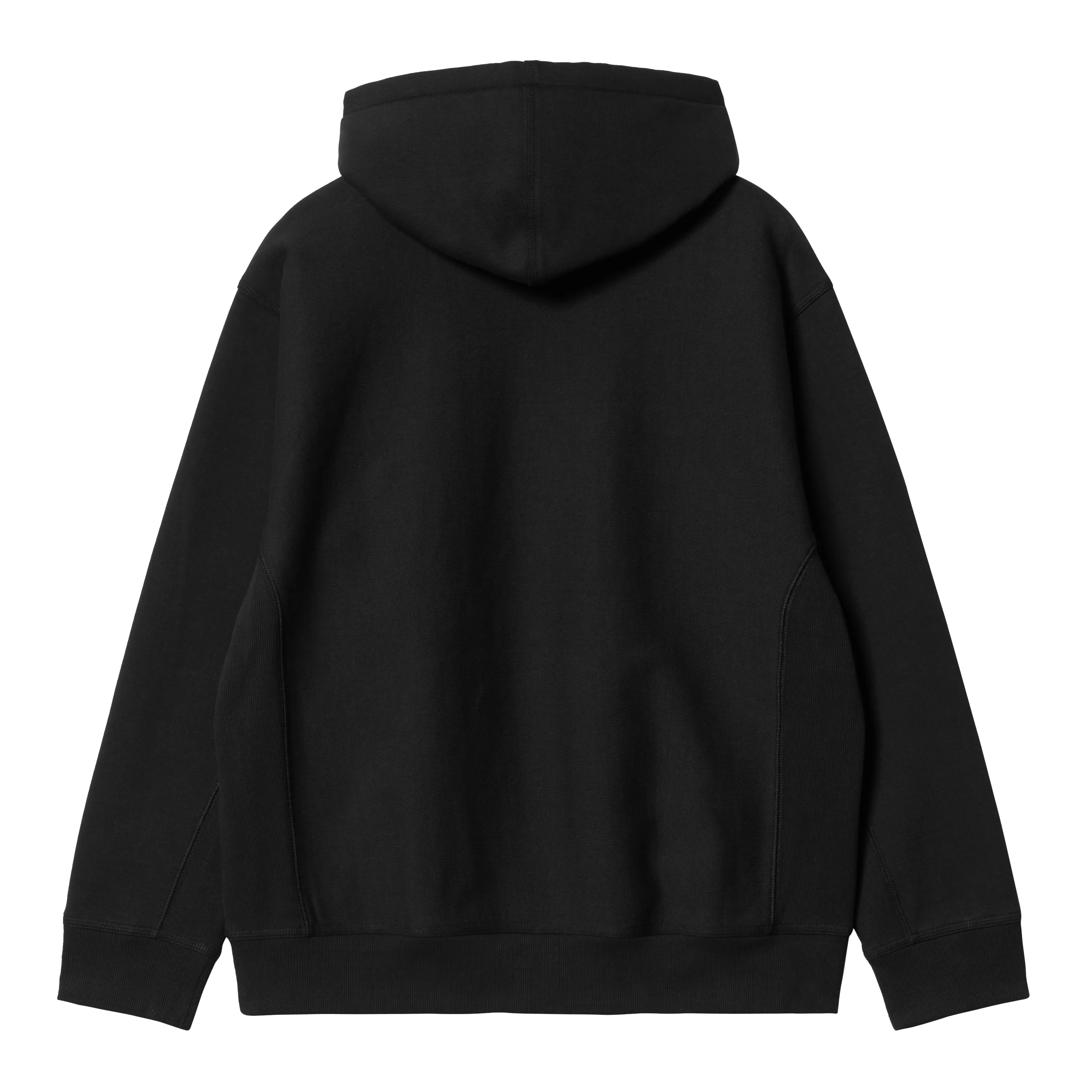 Hooded American Script Sweat, Black
