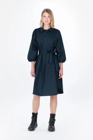 Horisontti Shirt Dress Blue