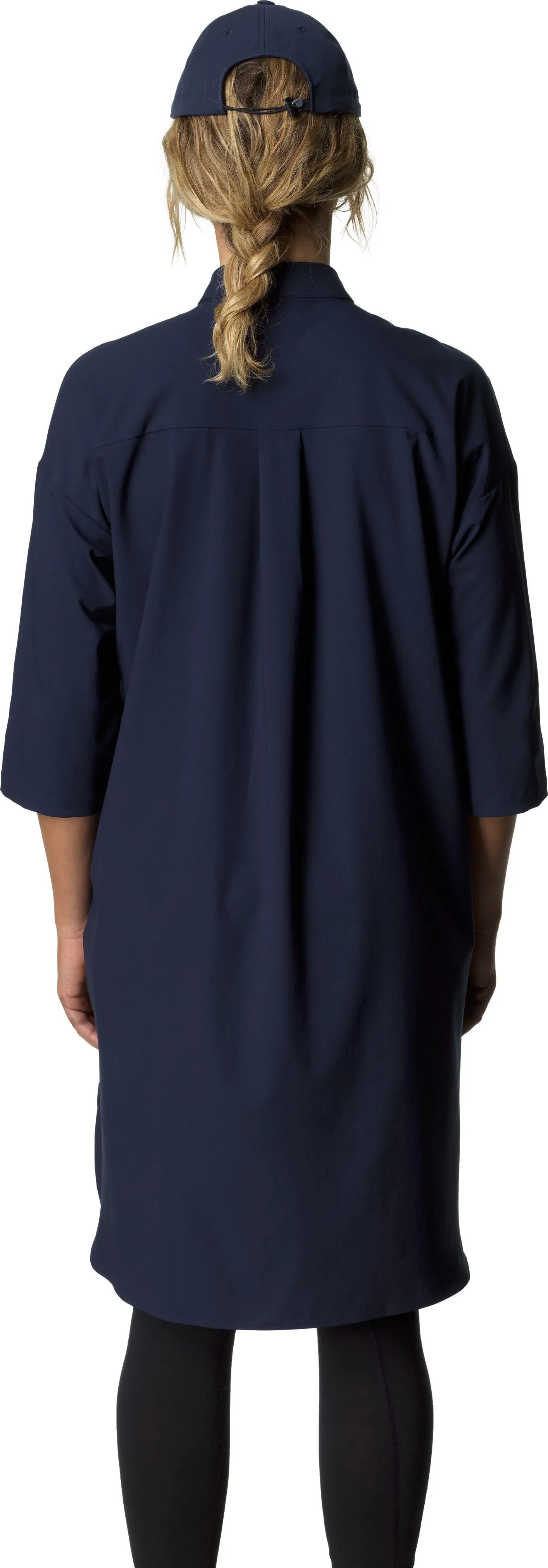 Houdini Women&#x27;s Route Shirt Dress Blue Illusion | Buy Houdini Women&#x27;s Route Shirt Dress Blue Illusion here | Outnorth