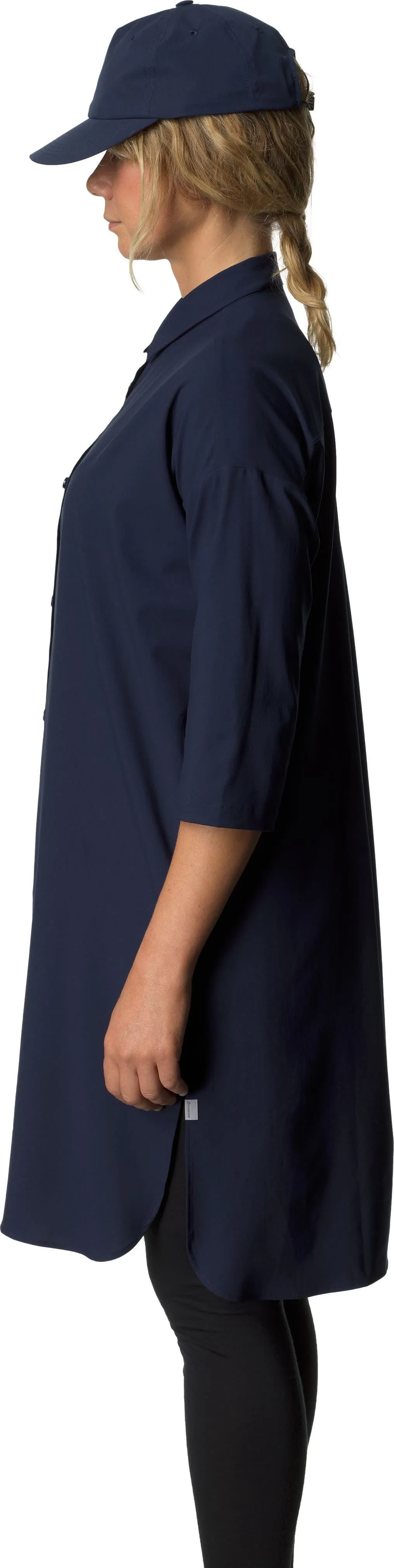 Houdini Women&#x27;s Route Shirt Dress Blue Illusion | Buy Houdini Women&#x27;s Route Shirt Dress Blue Illusion here | Outnorth