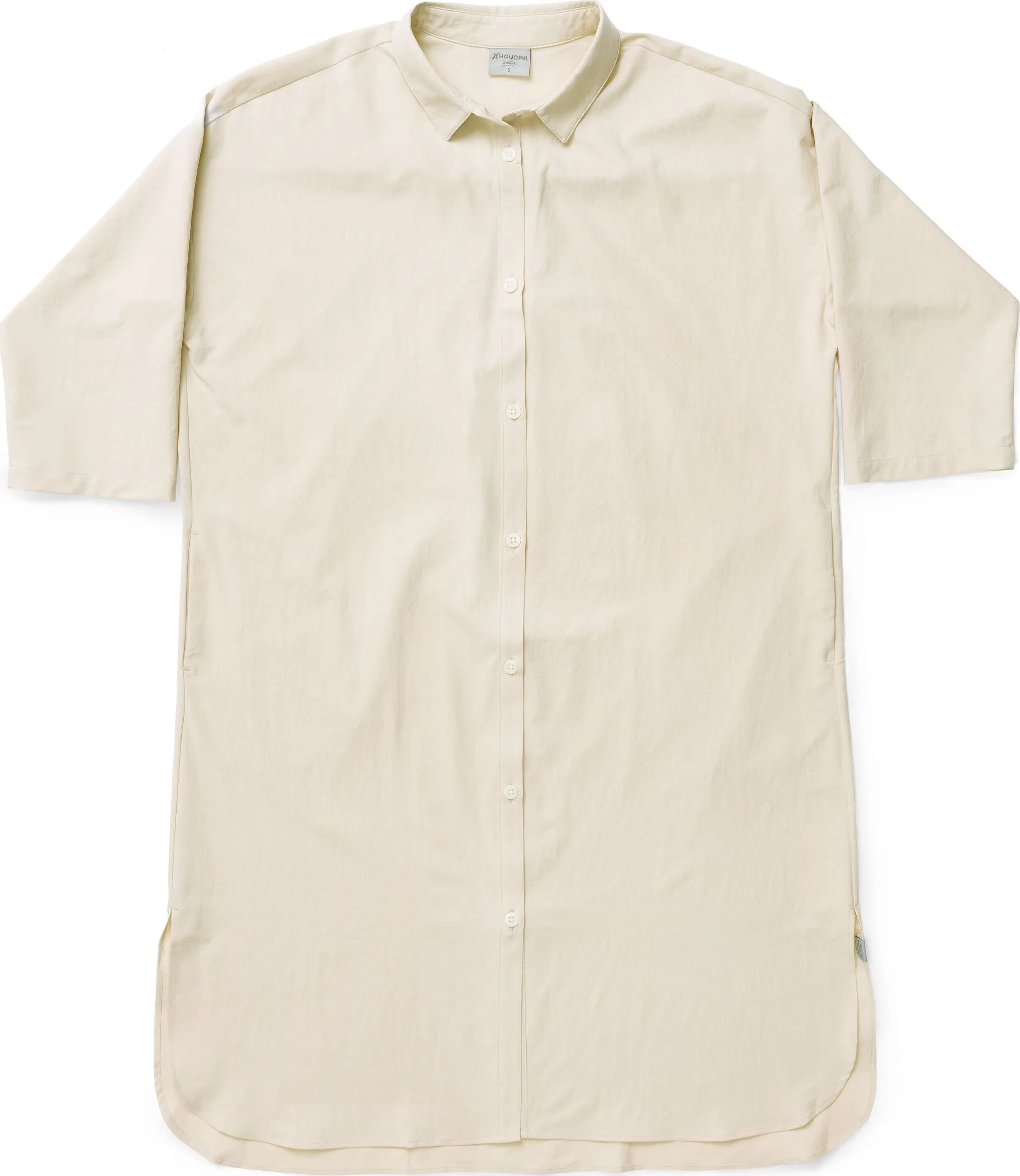 Houdini Women&#x27;s Route Shirt Dress Foggy Mountain | Buy Houdini Women&#x27;s Route Shirt Dress Foggy Mountain here | Outnorth