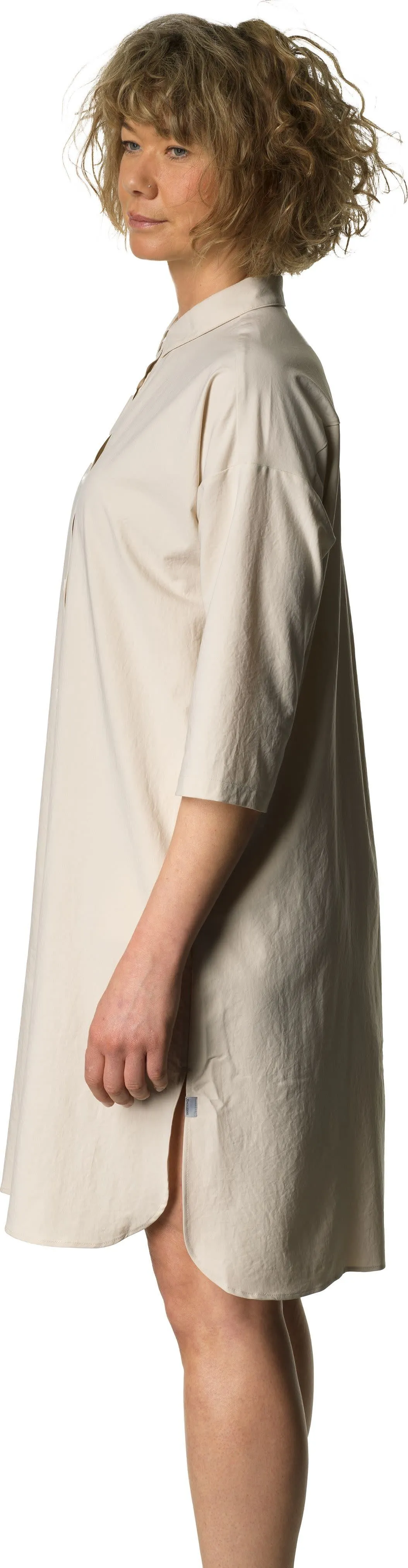 Houdini Women&#x27;s Route Shirt Dress Foggy Mountain | Buy Houdini Women&#x27;s Route Shirt Dress Foggy Mountain here | Outnorth
