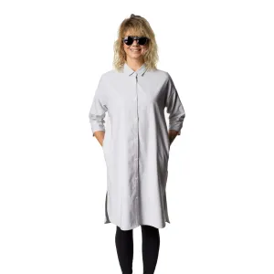 Houdini Women&#x27;s Route Shirt Dress Ground Grey | Buy Houdini Women&#x27;s Route Shirt Dress Ground Grey here | Outnorth