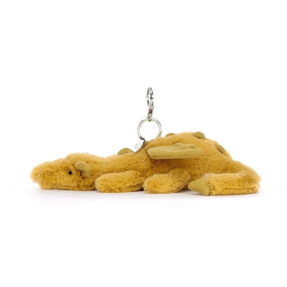 Jellycat Bag Charm Golden Dragon