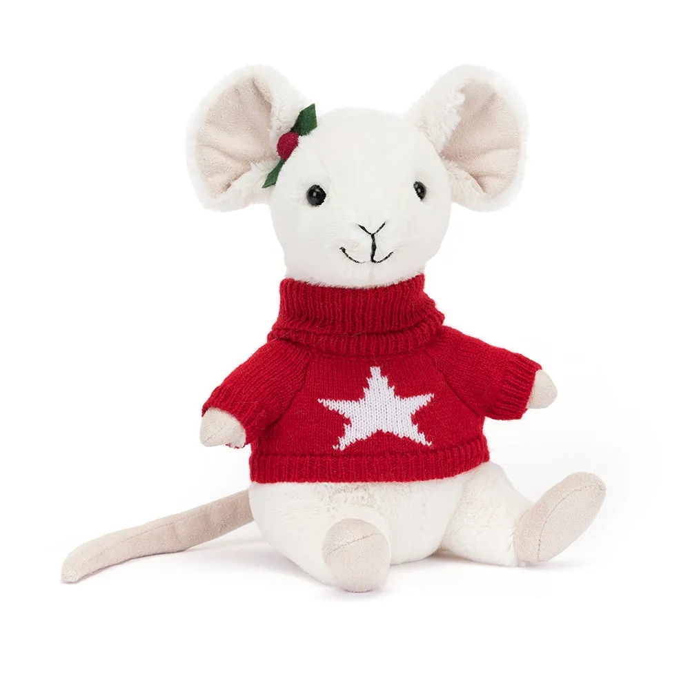 Jellycat Soft Toy Merry Mouse Jumper