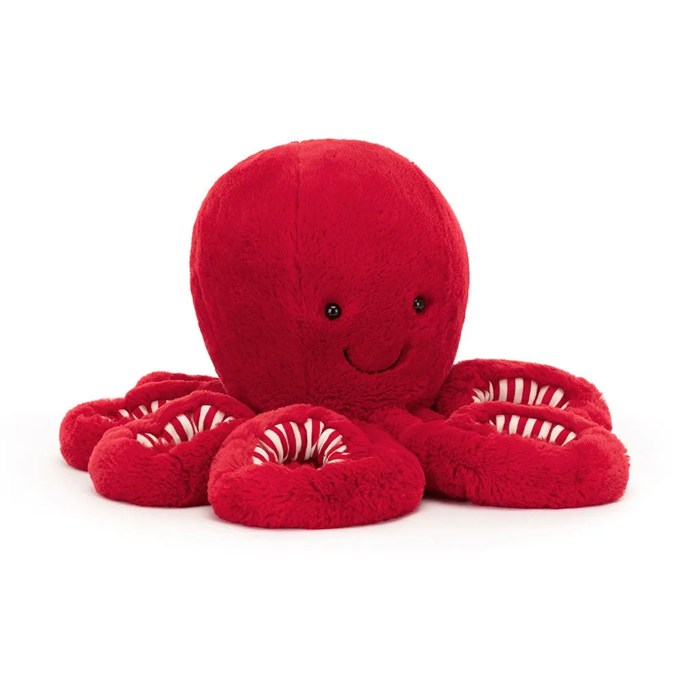 Jellycat Soft Toy Octopus Cranberry