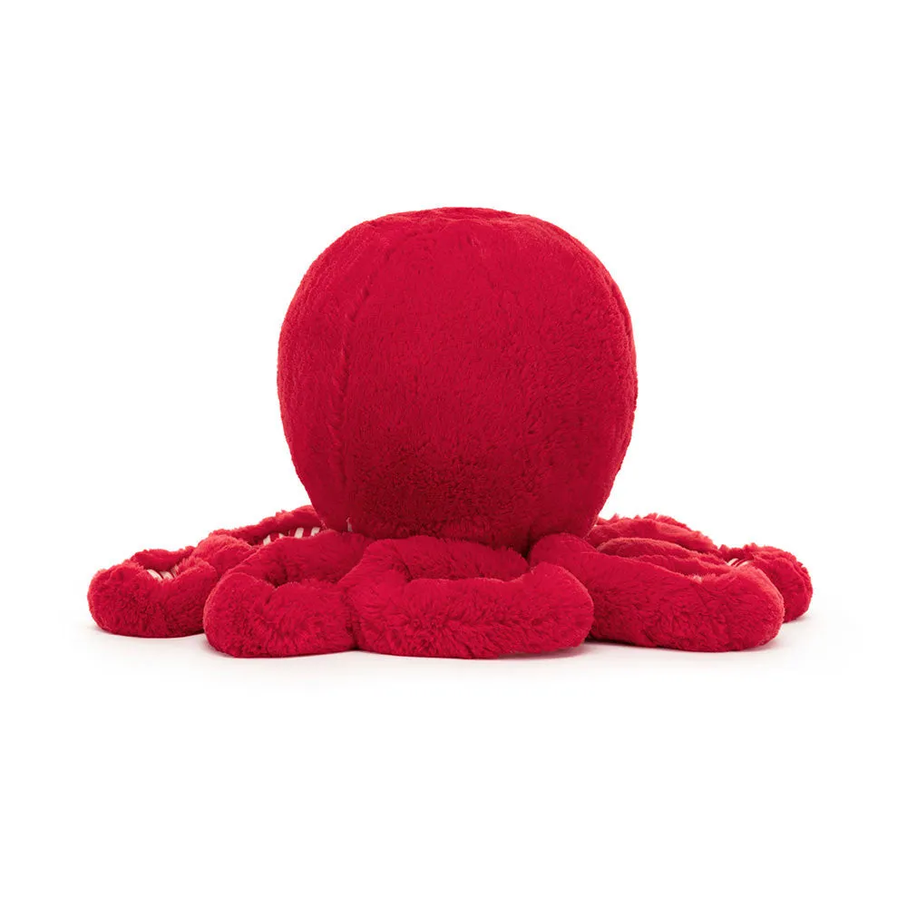 Jellycat Soft Toy Octopus Cranberry