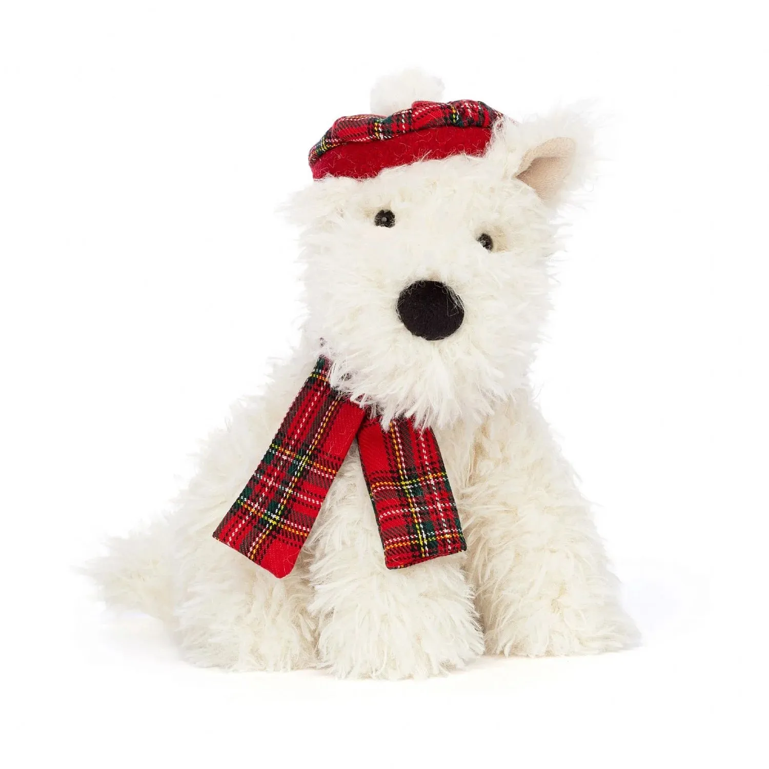 Jellycat Soft Toy Winter Warmer Munro Scottie Dog