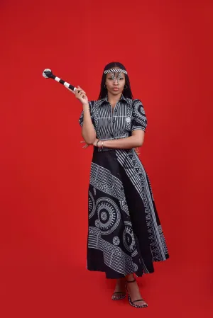 Ladies - KwaNtu Maxi-Shirt Dress
