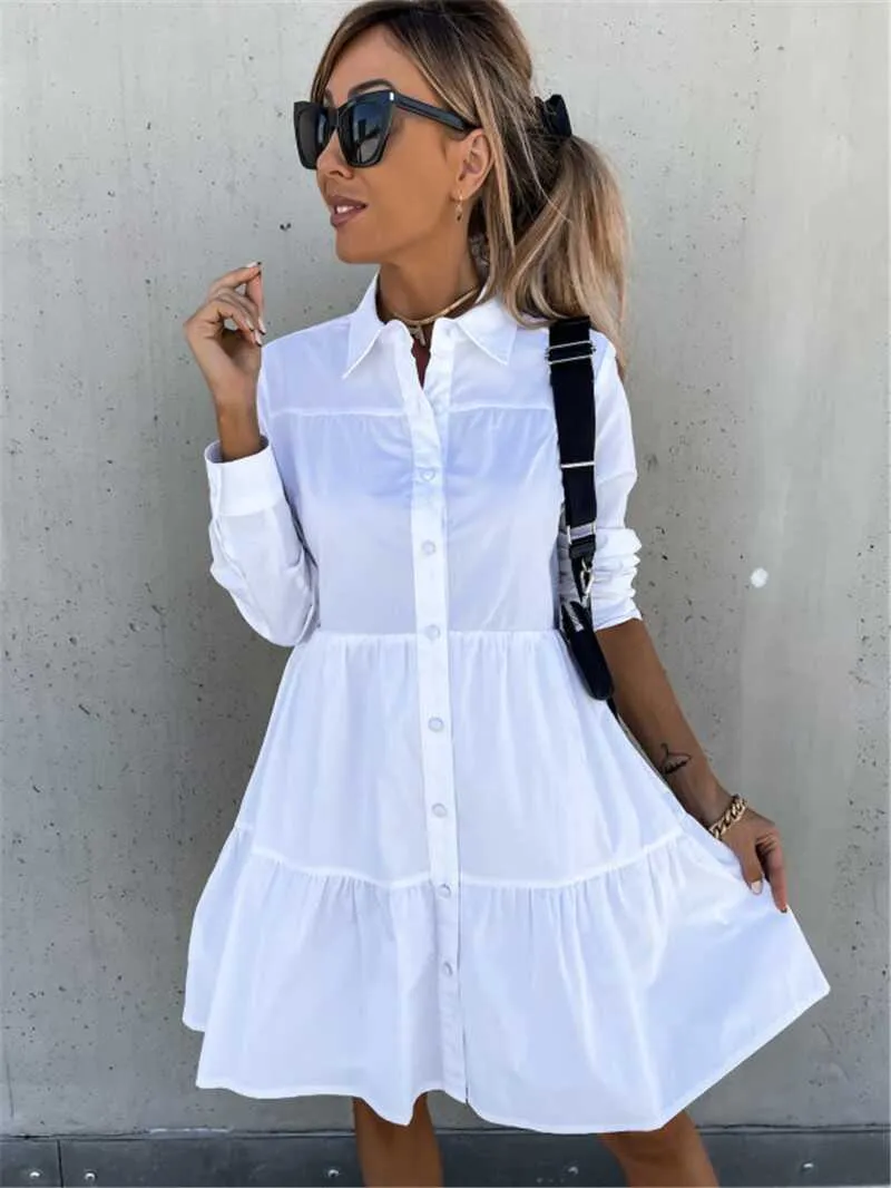 Loose Temperament Shirt Dress