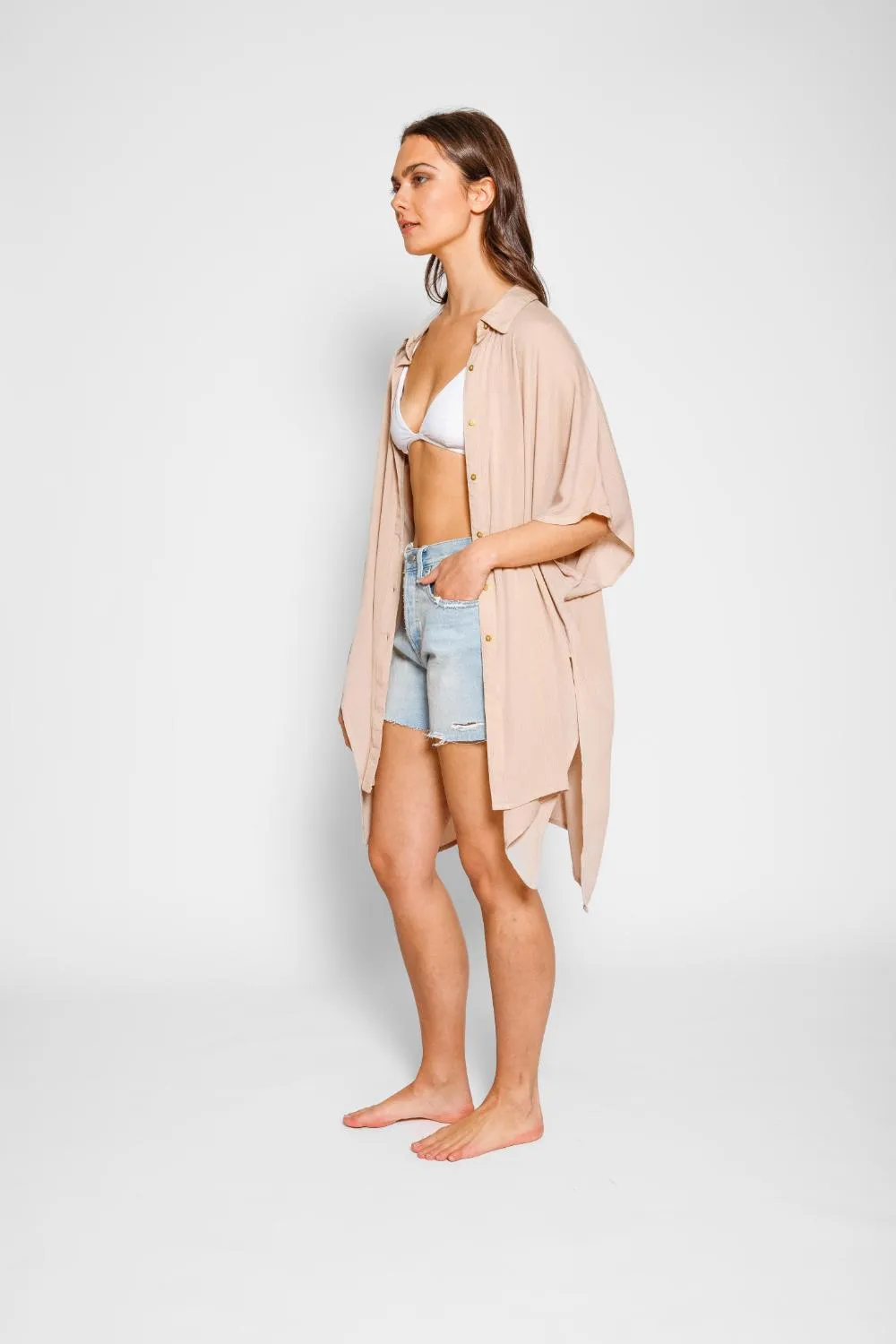 Miami Big Shirt Dress