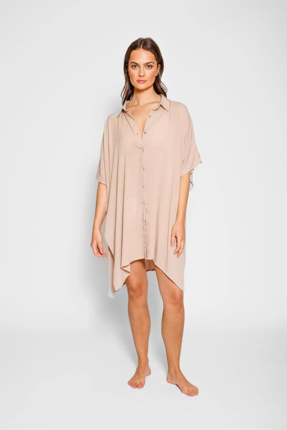 Miami Big Shirt Dress