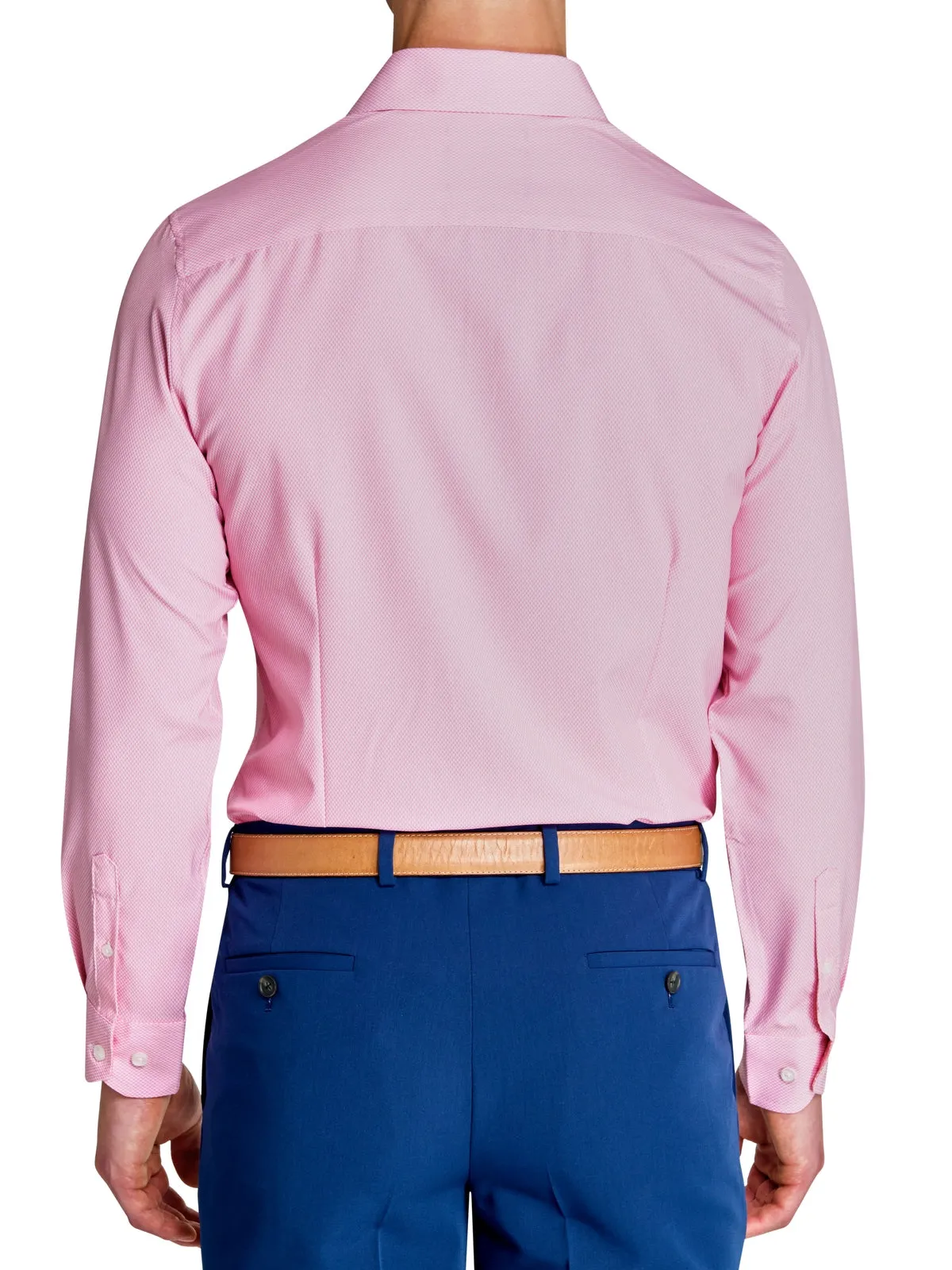Micro Diamond Geo Performance Dress Shirt