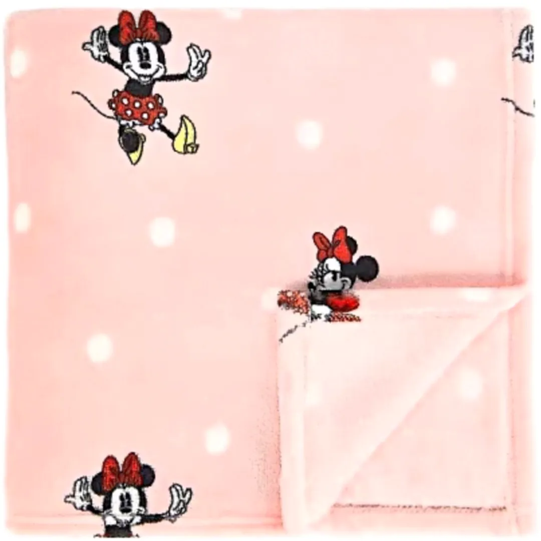 MINNIE MOUSE Blanket - Pink Spots