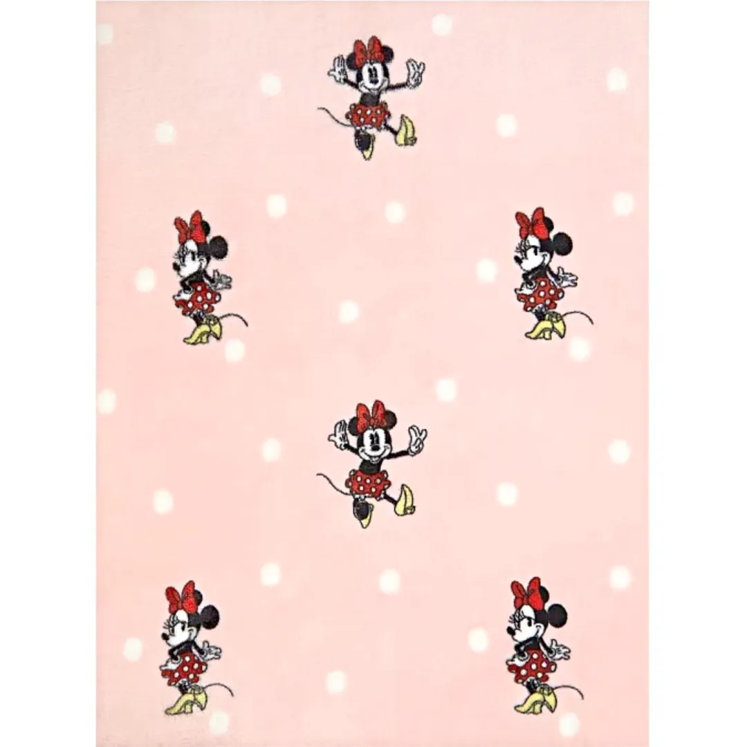MINNIE MOUSE Blanket - Pink Spots