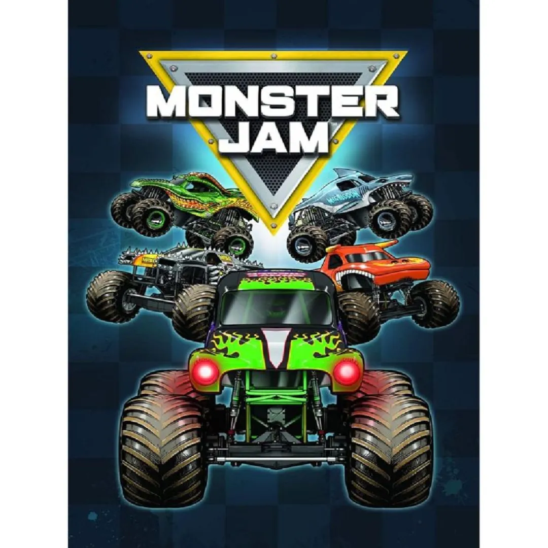 MONSTER JAM Blanket - Trucks